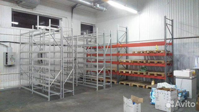 Стеллажи паллетные фронтальные