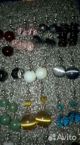Серьги из натуральных камней Серьги из натуральных камней