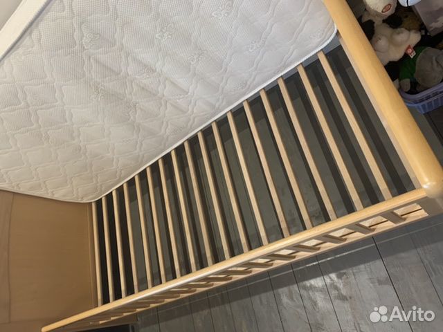 Кровать детская из массива бука 70х140 Кровать детская из массива бука 70х140