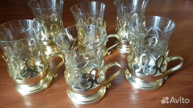 Стаканы с подстаканниками СССР