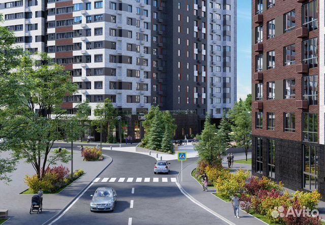2-к квартира, 61.3 м², 10/15 эт.