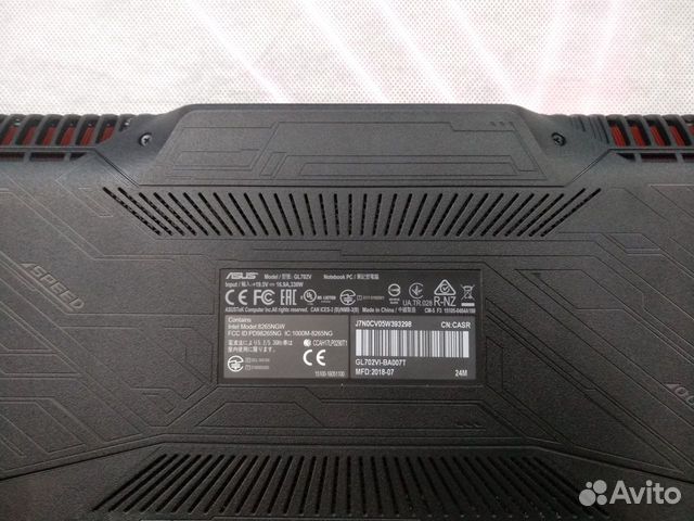 Игровой ноутбук asus ROG Strix GL702VI - новый Игровой ноутбук asus ROG Strix GL702VI - новый