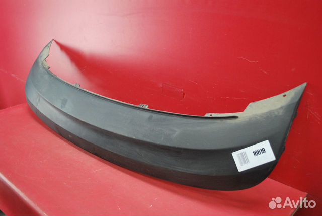 Юбка бампера заднего Шкода Рапид
