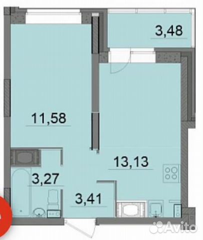 1-к квартира, 33.1 м², 9/18 эт.