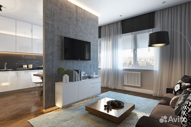 1-к квартира, 40.6 м², 3/4 эт.