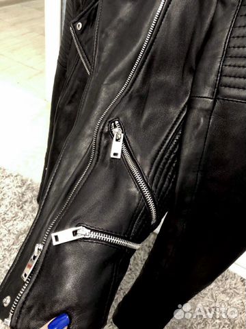 Куртка Zara нат.кожа