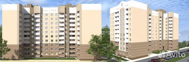 2-к квартира, 53.6 м², 7/10 эт.