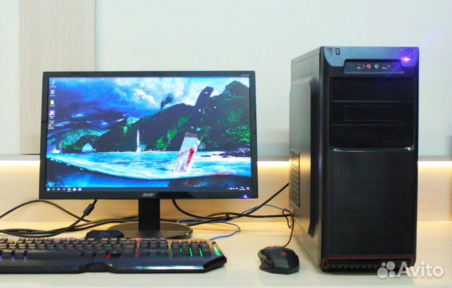 Игровой пк Core i5-2400 + RX 570