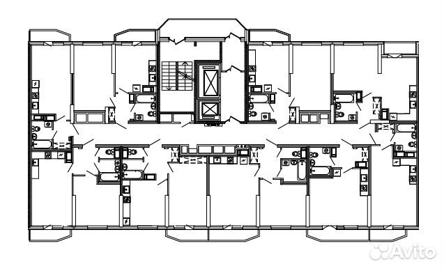 1-к квартира, 42.5 м², 18/19 эт.