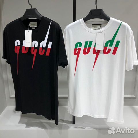 Футболка Gucci Blade 2020 черная/белая все размеры Футболка Gucci Blade 2020 черная/белая все размеры