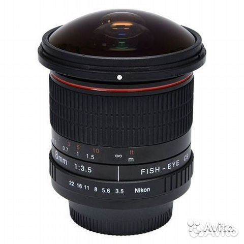 Vivitar MF 8mm F/3.5 CS Fisheye APS-C Nikon новый Vivitar MF 8mm F/3.5 CS Fisheye APS-C Nikon новый