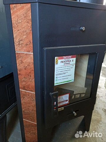 Печь-камин дровяной 