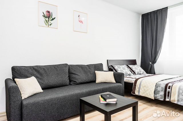 

Квартира-студия, 35 м², 2 кровати