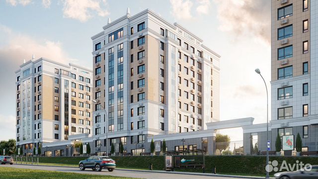 2-к квартира, 68.1 м², 2/10 эт.