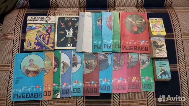 Журналы Рыболов 1980-х годов