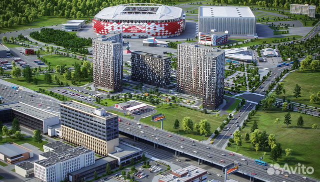 1-к квартира, 34.6 м², 10/22 эт.