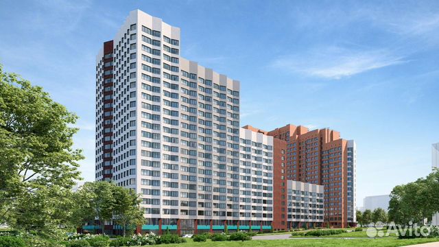 1-к квартира, 35.7 м², 13/21 эт.