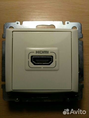 Розетка hdmi Legrand Valena слоновая кость Розетка hdmi Legrand Valena слоновая кость