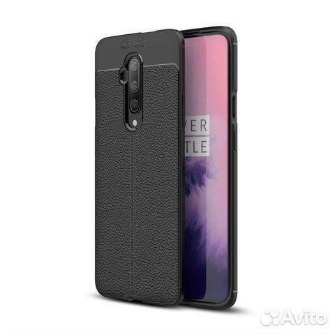 Чехол-накладка Litchi Grain для OnePlus 7T Pro чер Чехол-накладка Litchi Grain для OnePlus 7T Pro чер