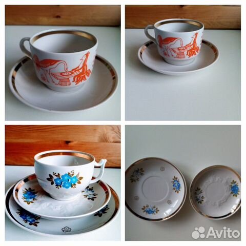 Чайные кофейные пары кружки чашки винтаж СССР