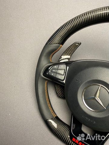Карбоновый руль Mercedes W205 GLA GLS GLE CLA Карбоновый руль Mercedes W205 GLA GLS GLE CLA