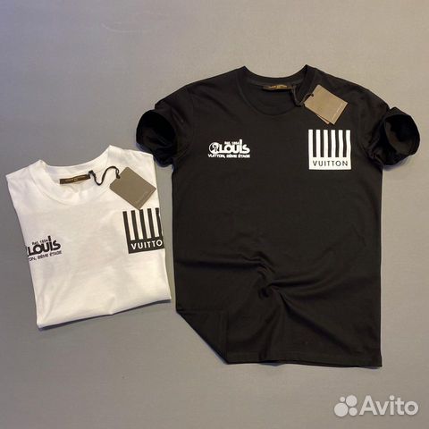 Футболка louis vuitton 2020 черн/бел все размеры Футболка louis vuitton 2020 черн/бел все размеры