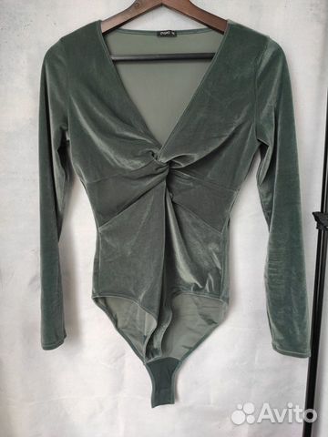 Бархатный боди. бархатный топ. xs-s oysho