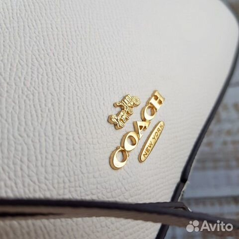 Новый женский рюкзак Coach белый