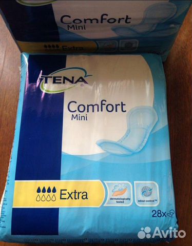 Урологические прокладки Тена Comfort Mini Extra Урологические прокладки Тена Comfort Mini Extra
