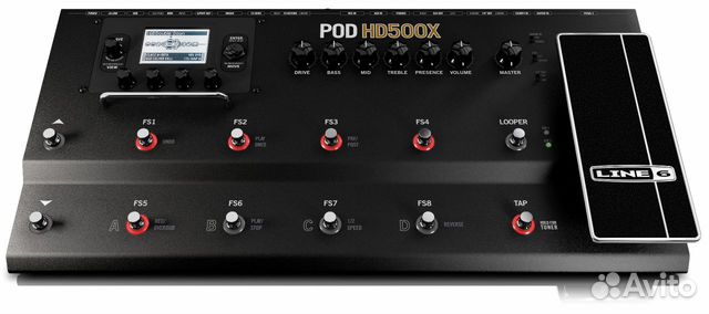 Line 6 POD HD500X гитарный процессор FX Line 6 POD HD500X гитарный процессор FX