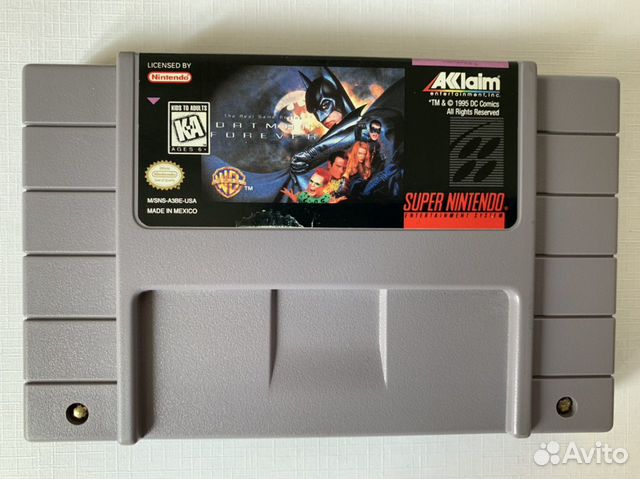Игра для Супер Нинтендо, us ntsc, Batman Forever Игра для Супер Нинтендо, us ntsc, Batman Forever