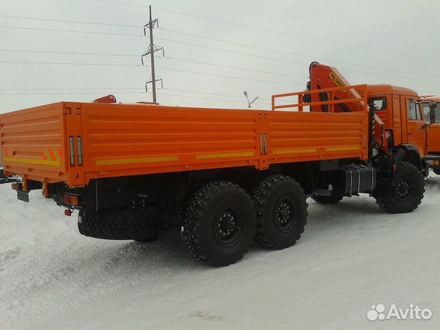 Новый камаз 43118 борт с Palfinger 23500 евро 2