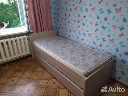 Детская выдвижная кровать (на 2-ух детей)