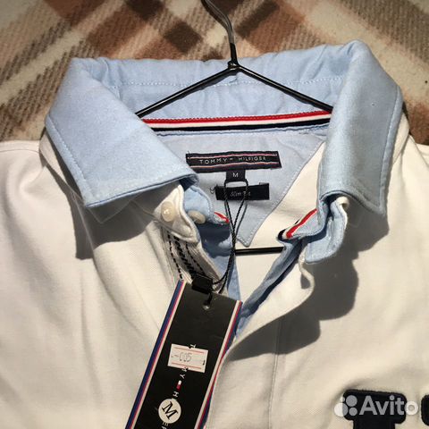 Белое поло Tommy Hilfiger M Белое поло Tommy Hilfiger M