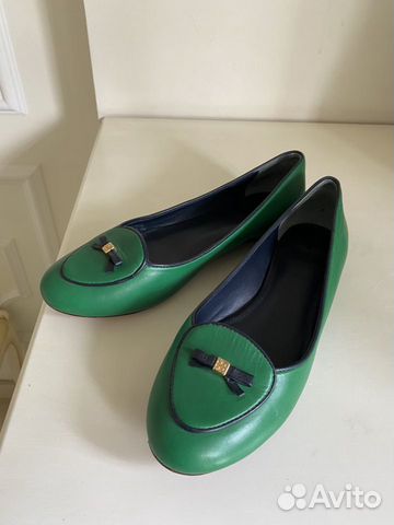 Зеленые Лоферы Tory Burch Зеленые Лоферы Tory Burch