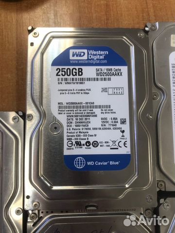 Жёсткие диски (HDD) в ассортименте 160-250Gb Жёсткие диски (HDD) в ассортименте 160-250Gb
