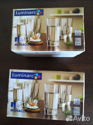 Набор стопок luminarc Монако 50мл, 6шт