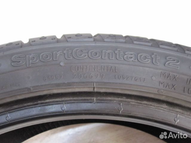 205/40/17 пара шин б/у Continental 205 40 R17