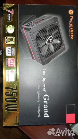 Системный блок + блок питания с материнской платой