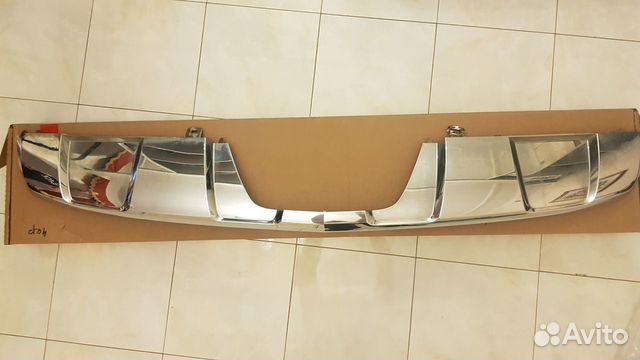 Накладка на бампер задняя Mercedes Gl W166