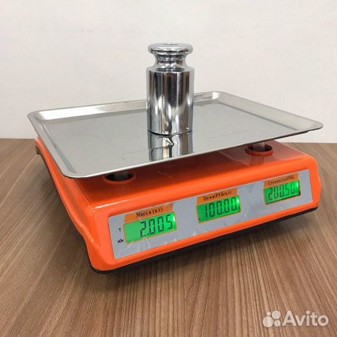 Весы торговые настольные до 40 кг (новые)