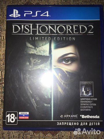 Игра Dishonored 2 Лимитированное издание PS4 Игра Dishonored 2 Лимитированное издание PS4