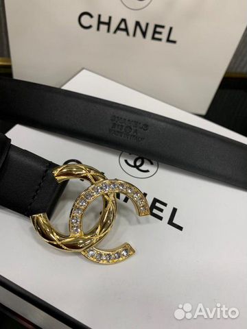 Ремень нат.кожа chanel lux