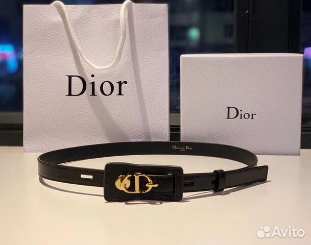 Кожаный пояс Christian Dior