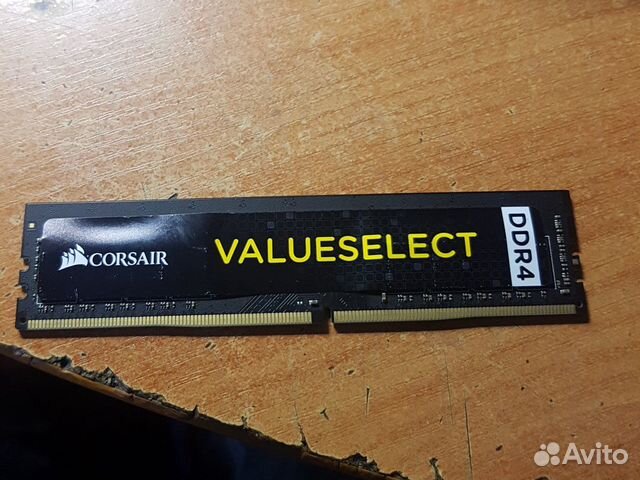Оперативная память Corsair valueselect ddr4 8gb