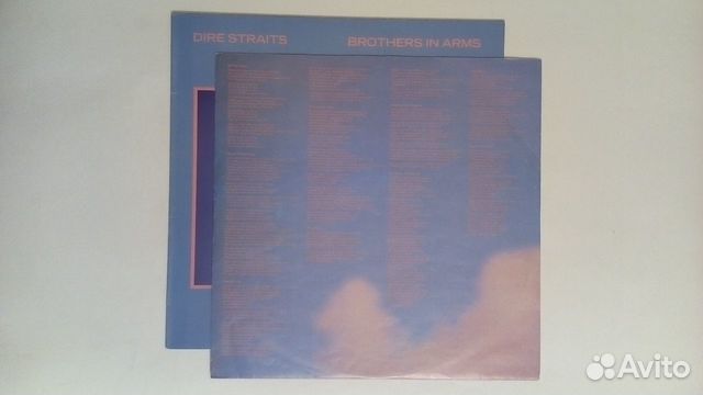 LP Dire Straits - Brothers In Arms Germany 1985г