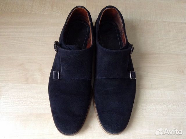 Туфли Massimo Dutti, р.42, мужские, н.замша