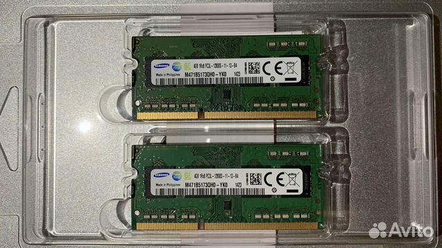 Оперативная память для ноутбука DDR3 4Gbx2 Samsung Оперативная память для ноутбука DDR3 4Gbx2 Samsung