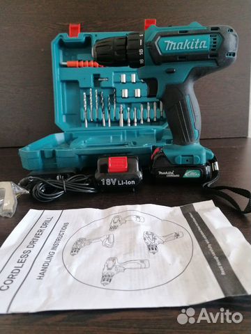Шуруповерт Makita DF331D 18в.с набором Шуруповерт Makita DF331D 18в.с набором