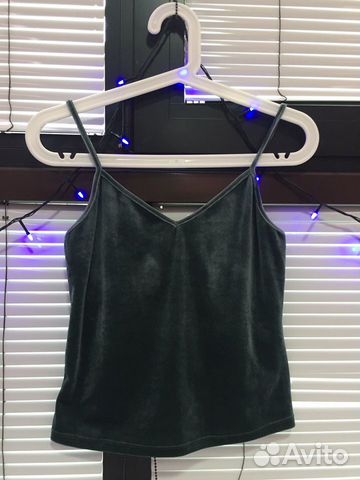 Бархатная майка Bershka Бархатная майка Bershka